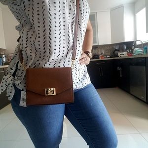 new $435 crossbody wallet michael kors mk Authenti